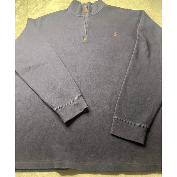 Polo Ralph Lauren Men's 1/4 Zip Pullover Sweater Sweatshirt Size XXL - Picture 2 of 9